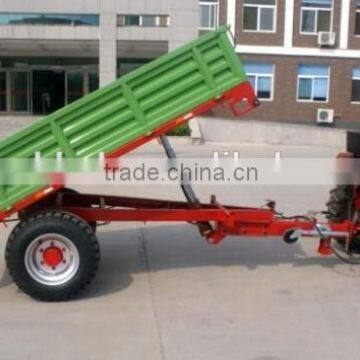 agricultural equipment european style fram tractor tipping trailer