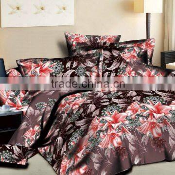 low price 3D Printed bedsheet set fabrics