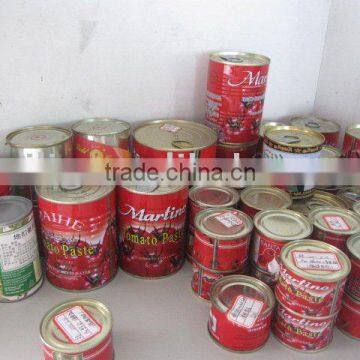 tomato puree in tins