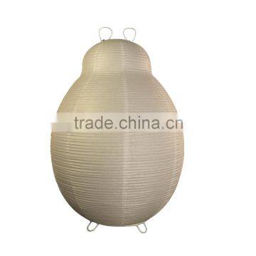 Handmade Chinese White Egg Shaped Table Lamp