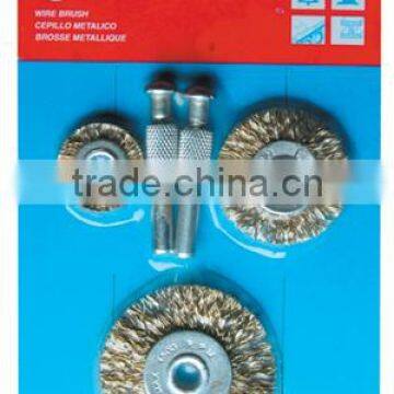 steel wire wheel brush set