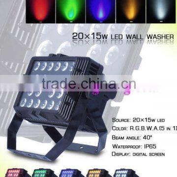 LED city color wall washer light 20X15W RGBWA 5in1 HS-LW2015