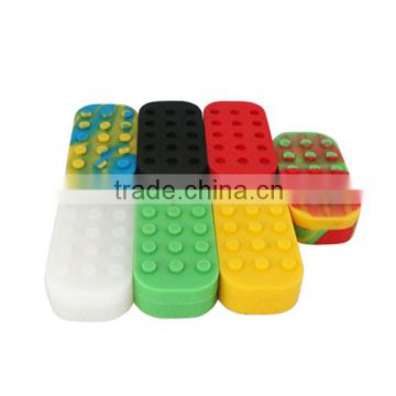 food grade 6+1 various size silicone concentrate container for wax