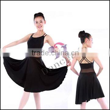 A2086 black ballet dance costumes wholesale modern dance costume camisole dance costumes