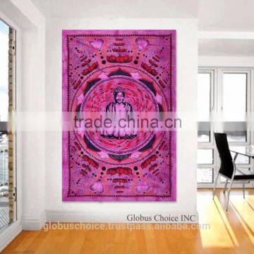 Lord Buddha Yoga MultiColor Wall hanging Tapestry