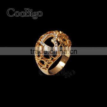 Fashion Jewelry Elegant Rhinestone Love Ring Women Wedding Birthday Party Show Gift Dresses Apparel Promotion Accessories photo-4