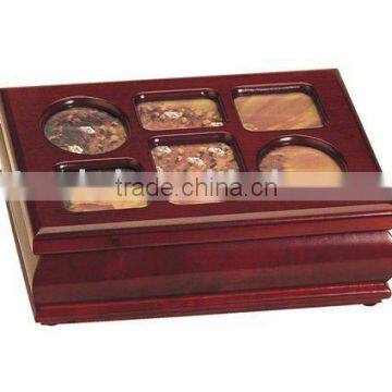 Wooden round box