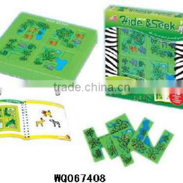 Animal maze hide seek puzzle anime jigsaw puzzle