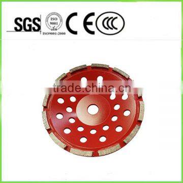 180mm Diamond Single Row Cup Wheel For concrete