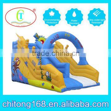 popular adult bouncy castle, inflatable castle with slide