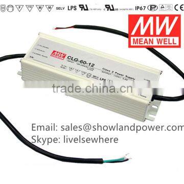 CLG-60 60W Meanwell led lights driver for industrial lighting