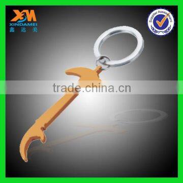 Metal bottle opener keychain