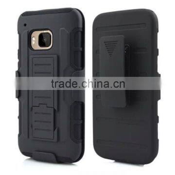 Combo Armor Robot With Foothold Phone Case For HTC M9