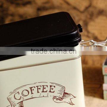 2015 Beautiful Rectangular Shaped Metal Coffee Tin Box photo-5