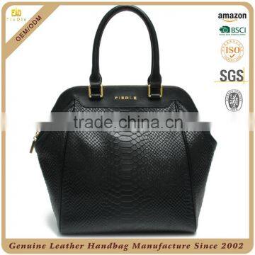 CSS1422-001 Top Grade Snake Print Leather Bag Fashion Woman Bags Leather 2015 Hot Selling Handbag Customized Design