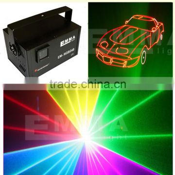 AC 100 - 240V Stage Laser Lighting 2.5W rgb SD Different Laser Beam For Disco / Clubs