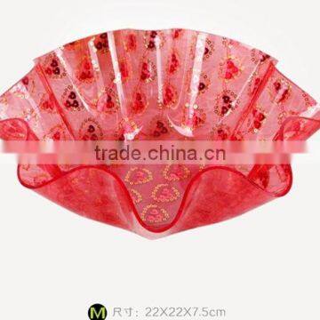 2015 fashional transparent acrylic fruit plate dry fruit plate