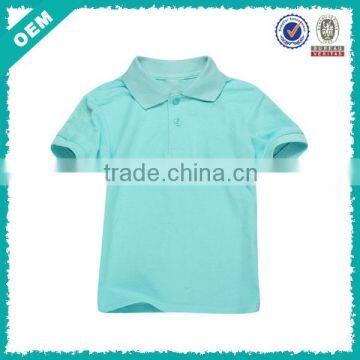 Hot ! 2014 new design soft 100% pique cotton kids polo t shirt (lyt-04000229)