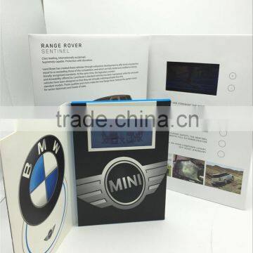 2016 New Business Gift Paper Invitation 4.3 Inches Lcd Video Greeting Card Quality Choice