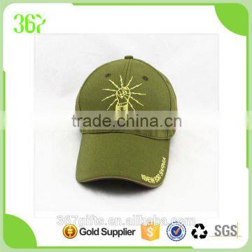 Top Quality Army Green Power Energy 100% Cotton Baseball Cap