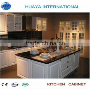 Kitchen cabinet with PVC plastic film finish