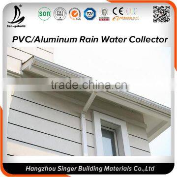 Hangzhou Factory PVC Rain Gutter, Plastic Material 5.2 Inch Rectangular Gutter photo-5