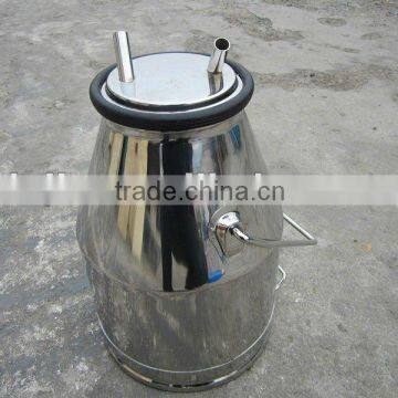 Stainless Steel Milk Bucket with Lid