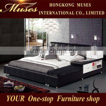 Hot sales Modern , Fabric Leather bed, bedroom furniture, Double, Queen, King size bed B80030