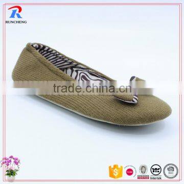 2016 brown color beautiful top ballet shoes