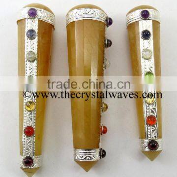 Yellow Aventurine Chakra Massage Wands