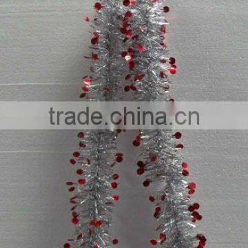 2 Tone Dots Tinsel Garland