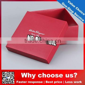 Red kraft paper box