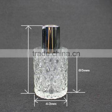 wholesale enpty 150ml cylinder shape glass perfume air reed diffuser bottle