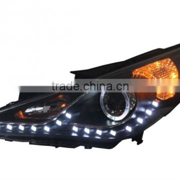 hyundai sonata 2011 up angel eye led type head lamp