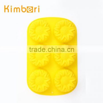 FDA/LFGB flower shaped rose silicone mold