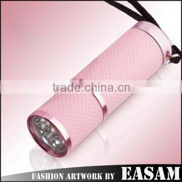 UV Light Nail Dry Flashlight Torch, Nail Polish Nail Shellac UV Gel 9 LED UV Flashlight Quality Choice