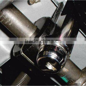 Black Powder Coated Lock Set and Chrome Plated Lock Pin Car Steering Lock photo-4