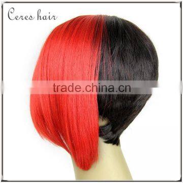 ST/RED Brazilian Wigs Fashional Short Huamn Hair Wigs photo-3
