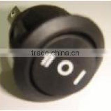 2pin 250V 10A on-off-on black rocker switch with high quality