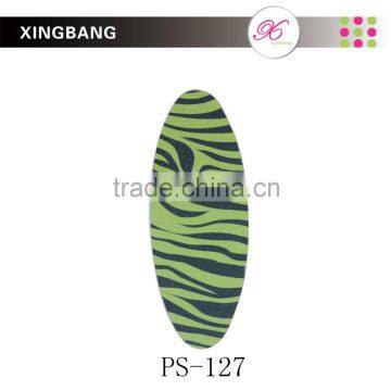 Promotional Salon Nail File, Manicure Tools With Zebra Design, Trimmed Nail Care Tools for Nail Art