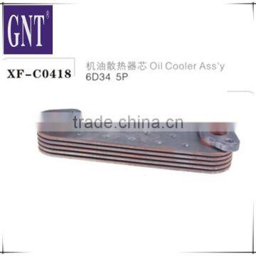 excavator 6D34 oil cooler