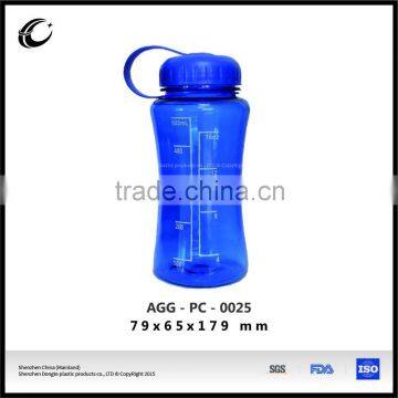 wholesale color printing PP PC 500 ml plastic bottle tableware water drinkware plastic bottle round plastic bottle 500ml