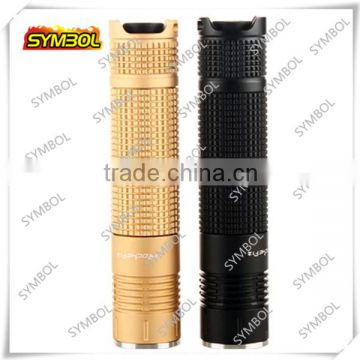 18650 powerful mini flashlight pen torch with clip 500 lumens AA battery flashlight