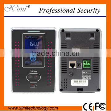 Touch screen optional 13.56M card TCP / IP network communication facial door access controller and time attendance machine VF360