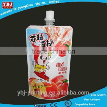 Wholesale custom liquid stand up spout pouch