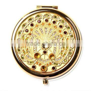 Colorful Crystal Foldable Mirror/double-sided Makeup Mirror/compact Mirror photo-4