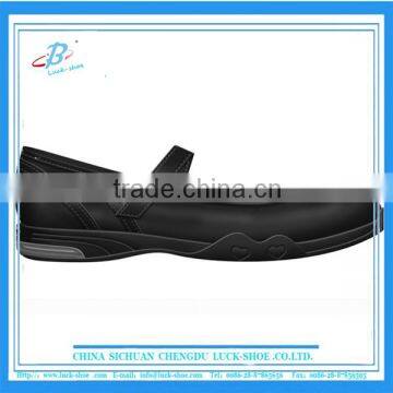 2016 Popular kids school shoes student girl black school shoes for bulk sale