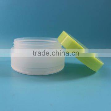 100ml 3.3oz Frost Double Wall PET Plastic Empty Jar Container for Cosmetic photo-2