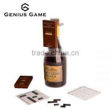 Mini wine promotional battleship game