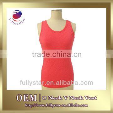 ladies sleeveless wholesale t shirt